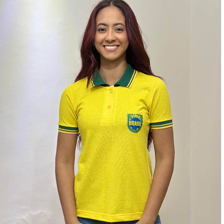 CAMISA PÓLO CRISTO REDENTOR - feminina babylook