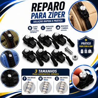 Ziper Reparo Universal Conserto Instantâneo Sem costura Prático