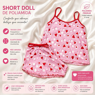 KIT SHORT DOLL + CALCINHA TANGA