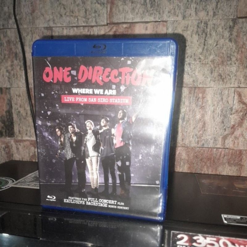 BLURAY ORIGINAL- ONE DIRECTION-"Where We Are - Live in San Siro Stadium"  NACIONAL/CASE/ENCARTE/ IMPECÁVEL