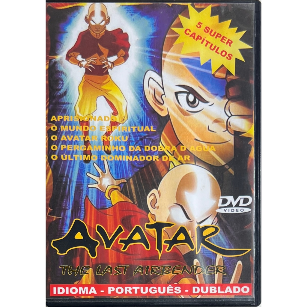Avatar: O Último Mestre do Ar - Anime Japonês - DVD Original