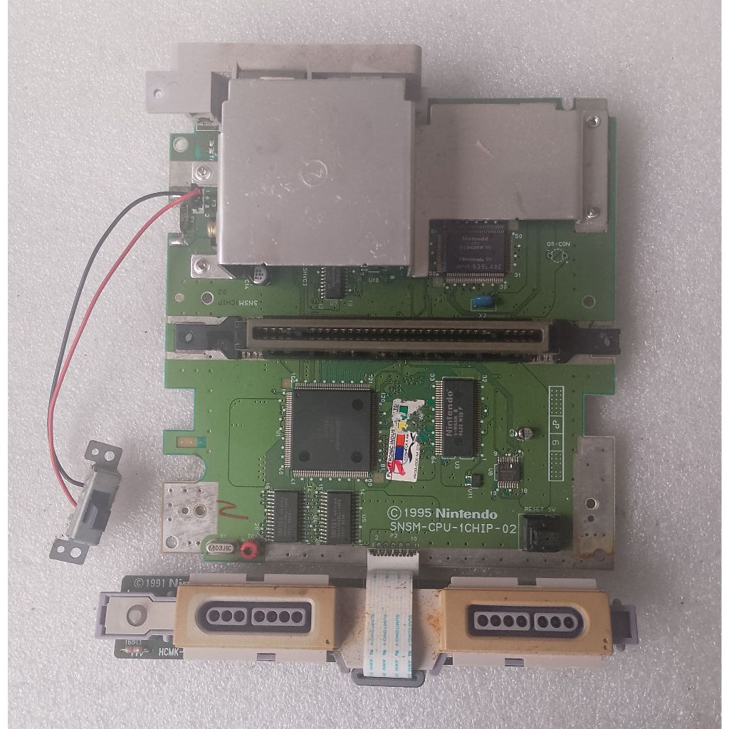 Placa original Super Nintendo FAT com defeito - LEIA DESCRIÇÃO