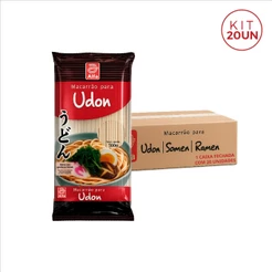 Caixa Alfa Macarrão para Udon 500g (20 pacotes)