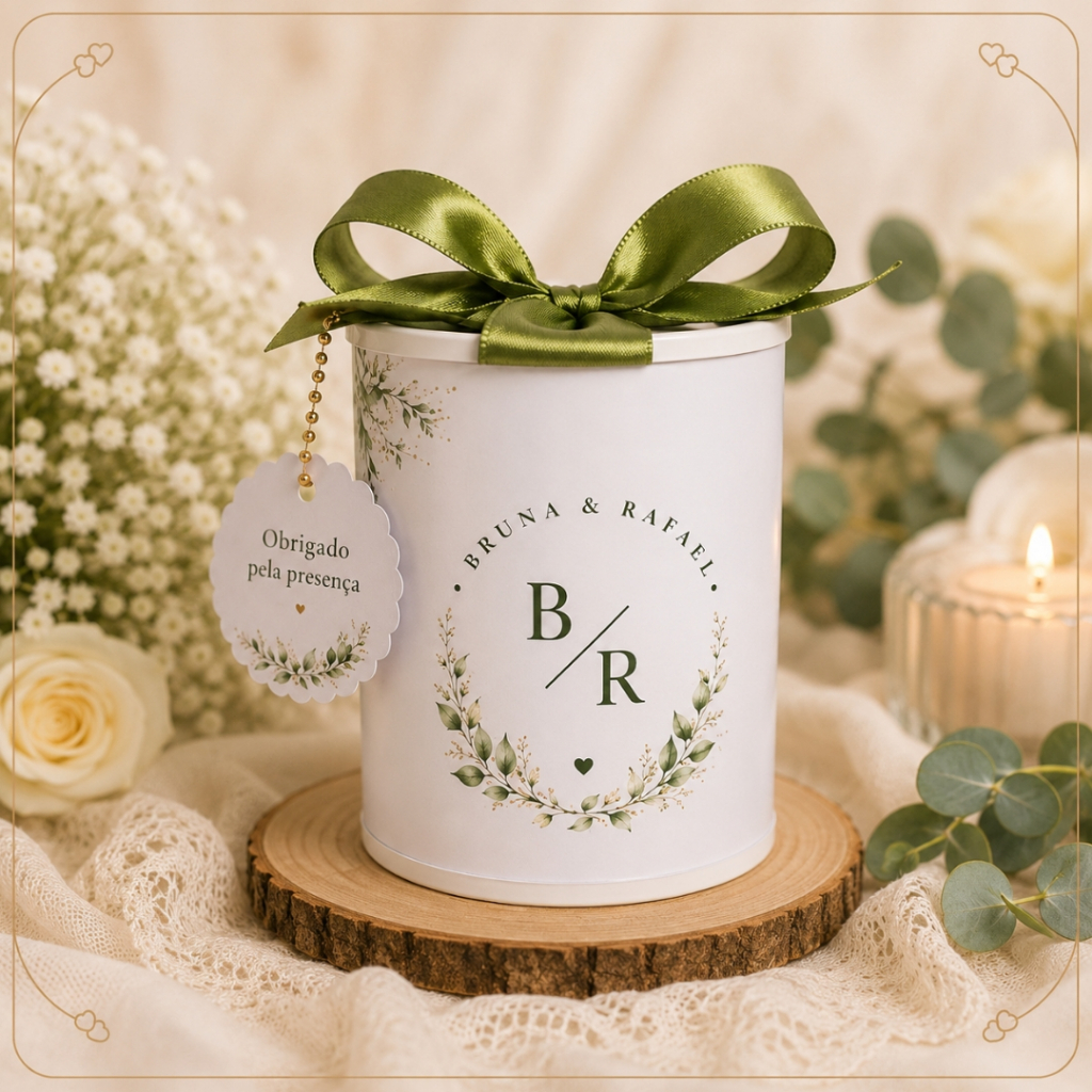 Kit Tubolatas Personalizadas 7x6 - Lembrancinhas para Casamento, Noivado, Renovação de Votos com ou sem Tag