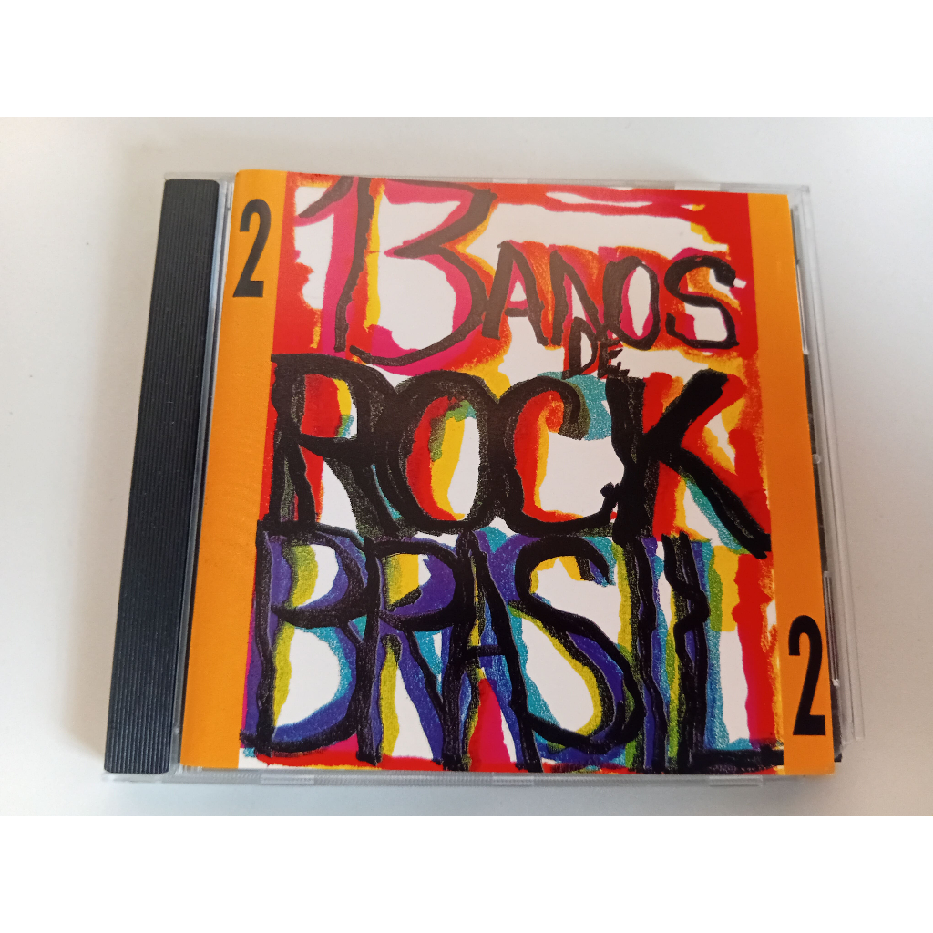 Cd coletânea 13 anos de rock brasil vol. 2 com ira! raul seixas sangue da cidade... otimo estado midia e capa