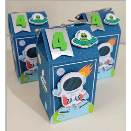 PEGUE E MONTE PERSONALIZADOS ASTRONAUTA PARA FESTA INFANTIL