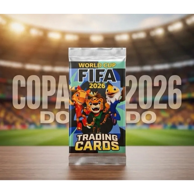 kit card 200 copa do mundo 2026 futebol 50 pacote com 4 card copa do mundo