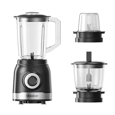 Gaabor Processador de Alimentos 1,6L com Motor Potente 500W Moedor de Carne Liquidificador e Triturador JM-16M02A