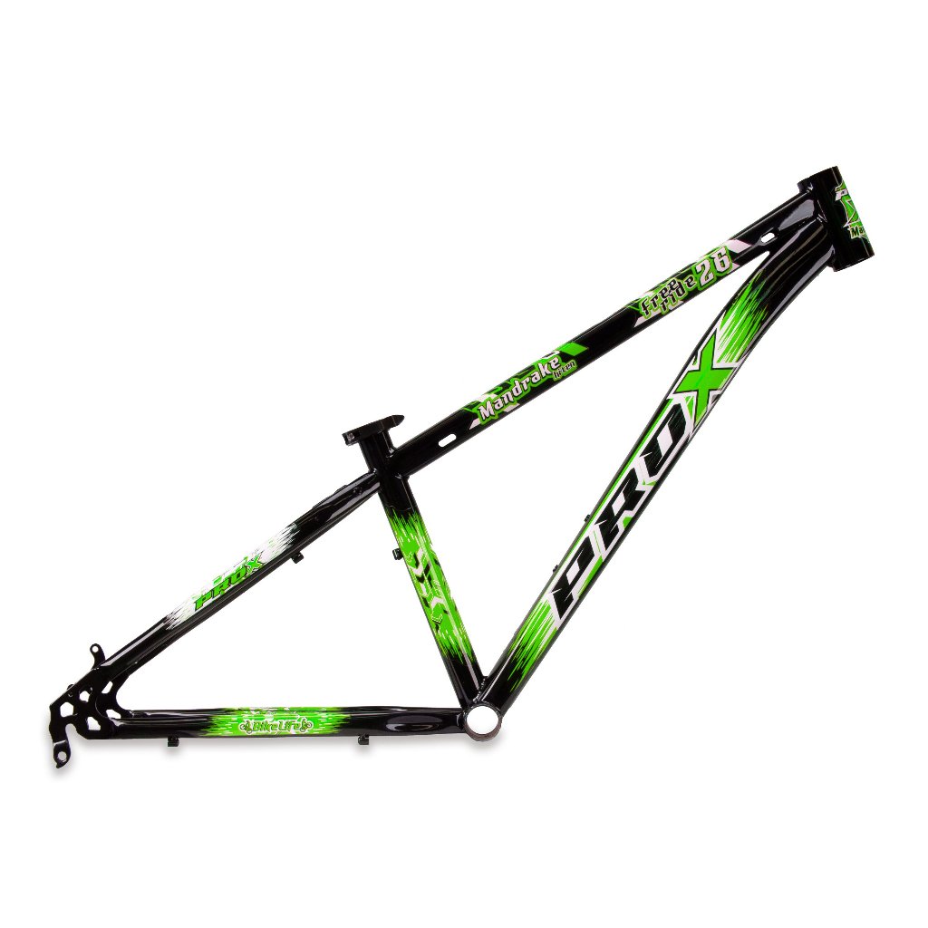 QUADRO BIKE ARO 26 FREE RIDER  PROX MANDRAKE T13 VERDE OU VERMELHO