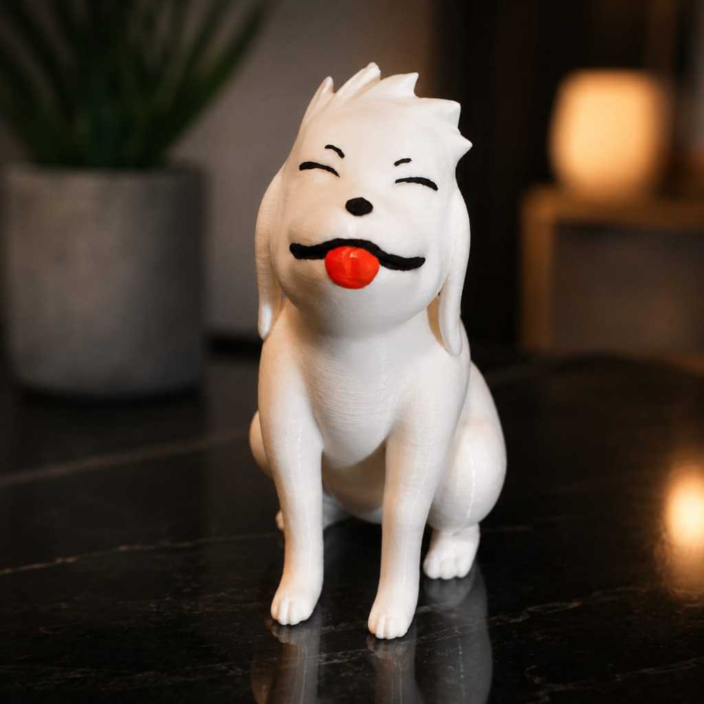 Cachorro Akamaru do Kiba Naruto estátua ou Chaveiro decorativo action figure anime desenho mangá japonês