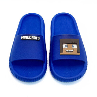 Chinelo Nuvem Infantil Adulto Masculino MINE CRAFT Rosto Mundo Game Antiderrapante Macio Confortável