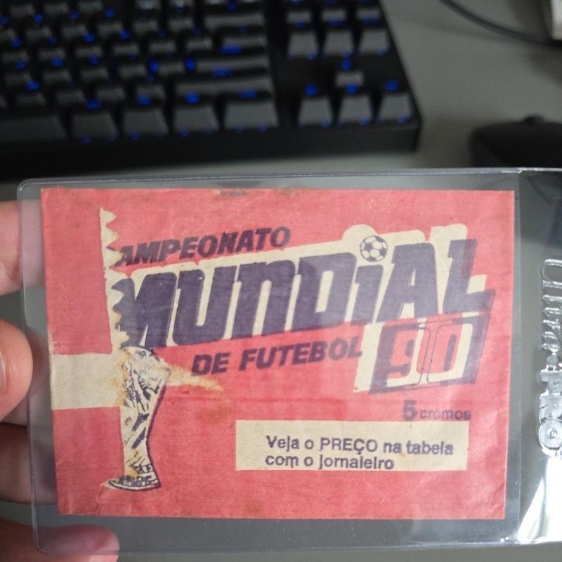 Envelope Lacrado Copa do Mundo 1990 Editora Abril Nacional