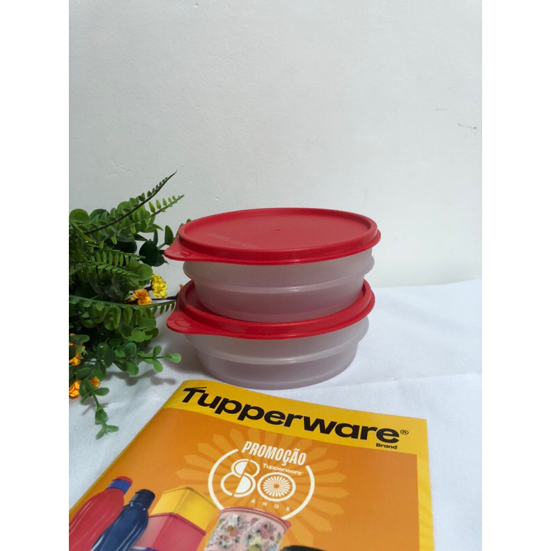 kit com 2 pecas Pote Dinâmico Tupperware 400ml Original
