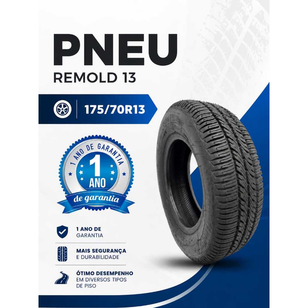 Pneu Aro 13 Primeira linha 175/70/13 IN: 000054/2026
