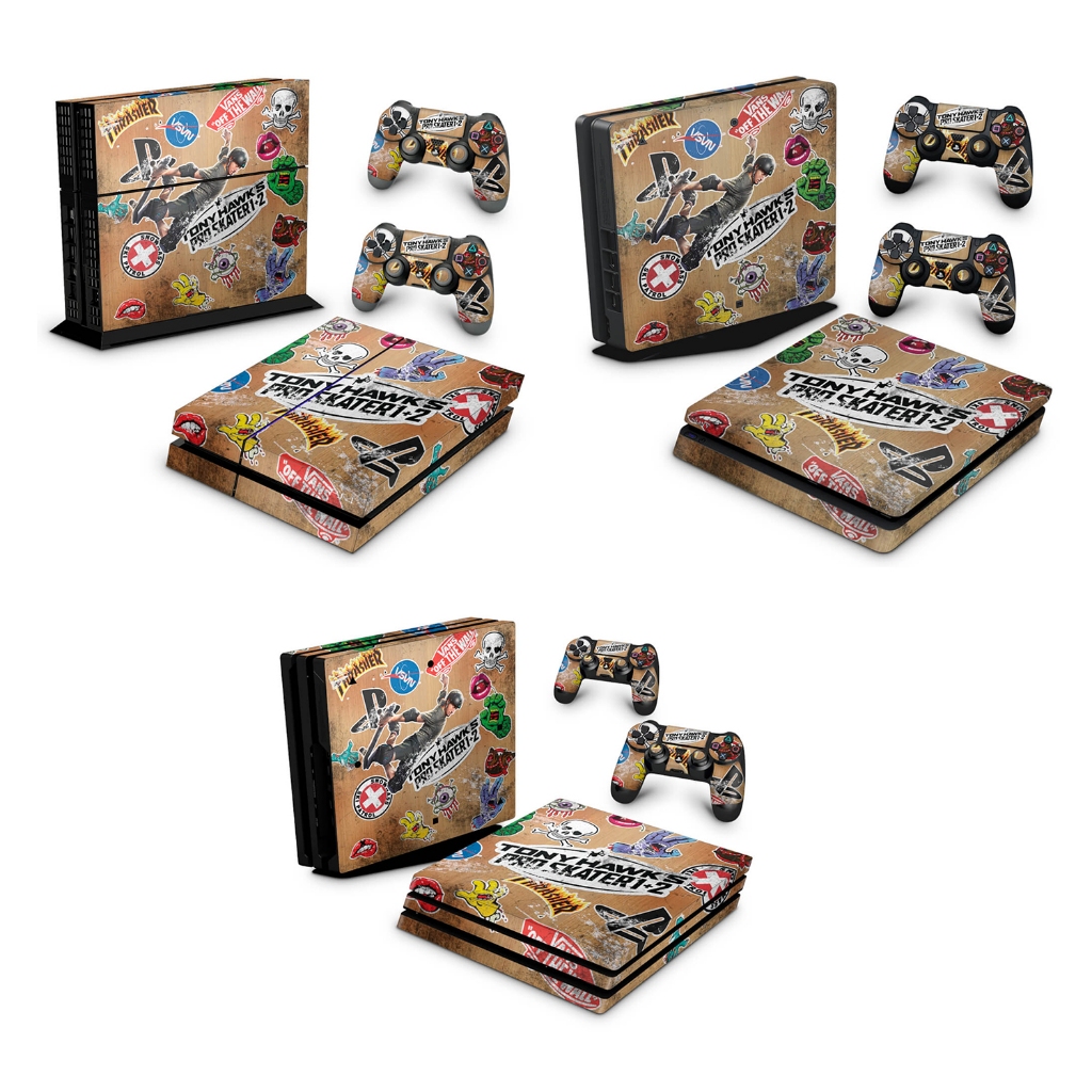 Skin Anti-Rage para PS4 FAT, SLIM ou PRO - 386 - Skin Playstation 4