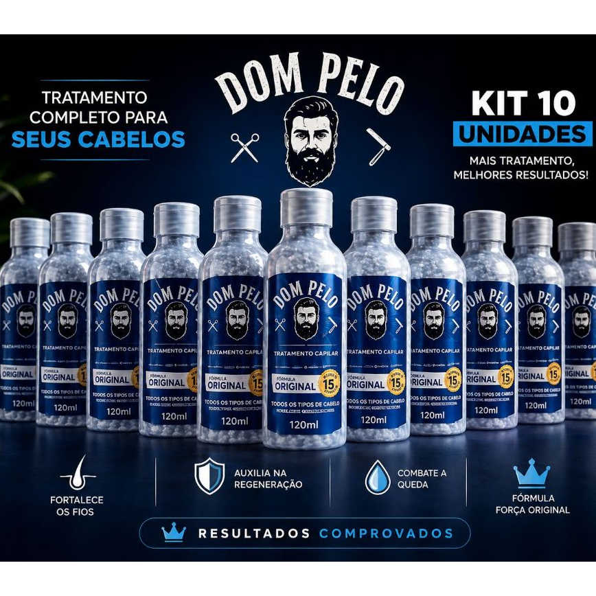 kit 10 pro barba 120ml
