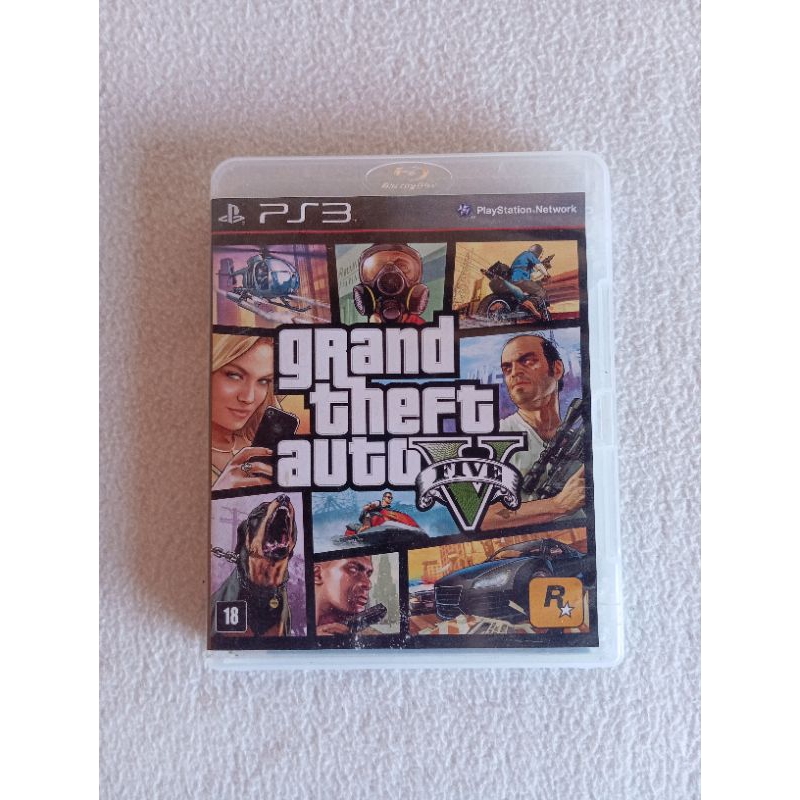 Jogo Gta 5 Ps3 Mídia Física Original