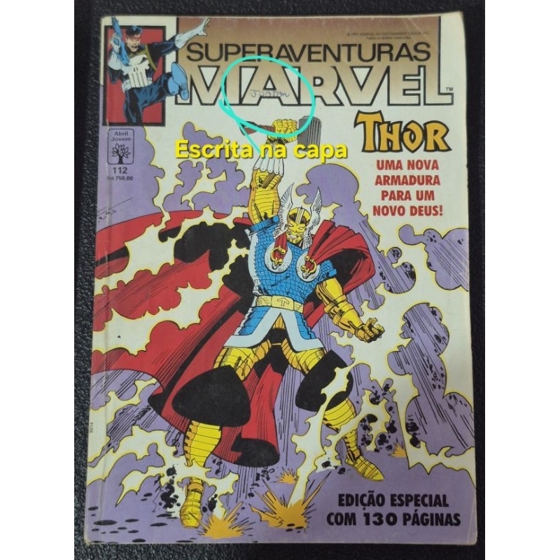 GIBI HQ MARVEL EDITORA ABRIL - SUPERAVENTURAS MARVEL DIVERSOS NÚMEROS ☆ VIDE OBSERVAÇÕES NAS FOTOS E DESCRIÇÃO☆ ESCOLHA