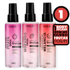 Porán Body Splash 160ml Frutas Corpo e Rosto