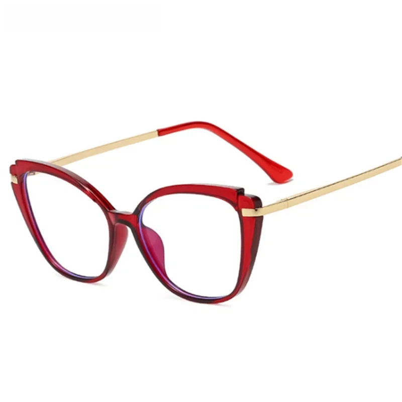 10 UNIDADES Armacao de oculos Vintage Olho De Gato  MetalÓculos Quadros Feminino Moda moda muito bonito(sem grau)