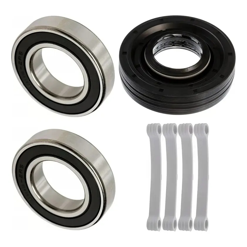 Retentor + Rolamentos Lavadora Brastemp Bwg11 Bwj11 Bwk11 Bwl11 11kg Bwh12 Bwt12 Bwk12 Bwg12 12kg