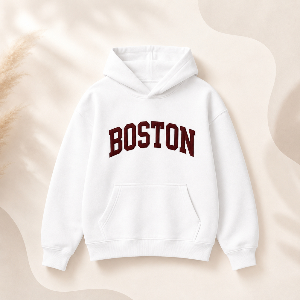 Agasalho Boston Moleton Blusa de frio Mulheres e Homens Com Gorro Flanelado Inverno Envio Imediato