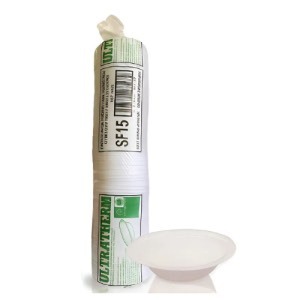 Cumbuca Isopor 15cm sem tampa 300ml c/100 para caldos quentes sopa sorvete