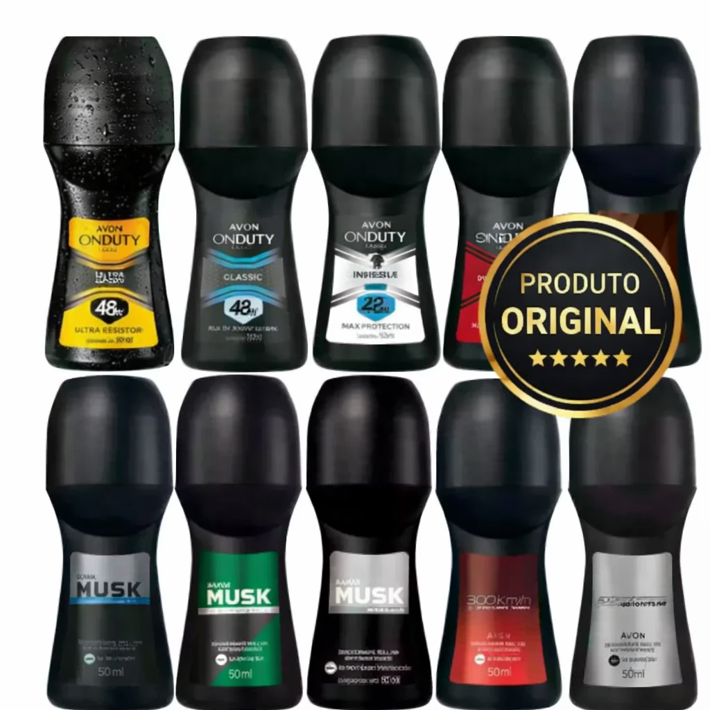 Kit 04 Desodorante Roll-on pague 3 leve 04variados
