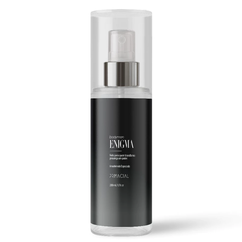 BODY SPLASH MASCULINO ENIGMA 200ML - PRIMACIAL PERFUME AMADEIRADO FRESCO