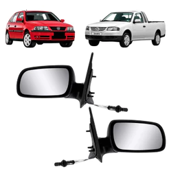Par Retrovisor Gol Parati Saveiro G3 G4 4 Portas 1999 2000 2001 2002 2003 2004 2005 2006 2007 2008 com Controle