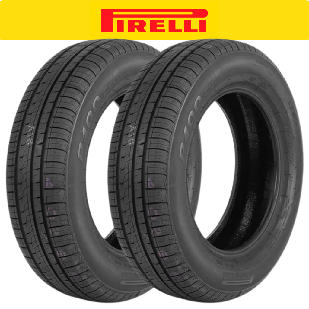 Kit 2 Pneus 175/70 R14 Pirelli P400 EVO 84T Aro 14 Novos
