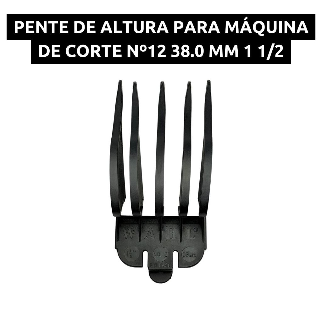 Pente De Altura Para Maquina De Corte N12 38.0mm 1 1/2 Wahl · foto 2