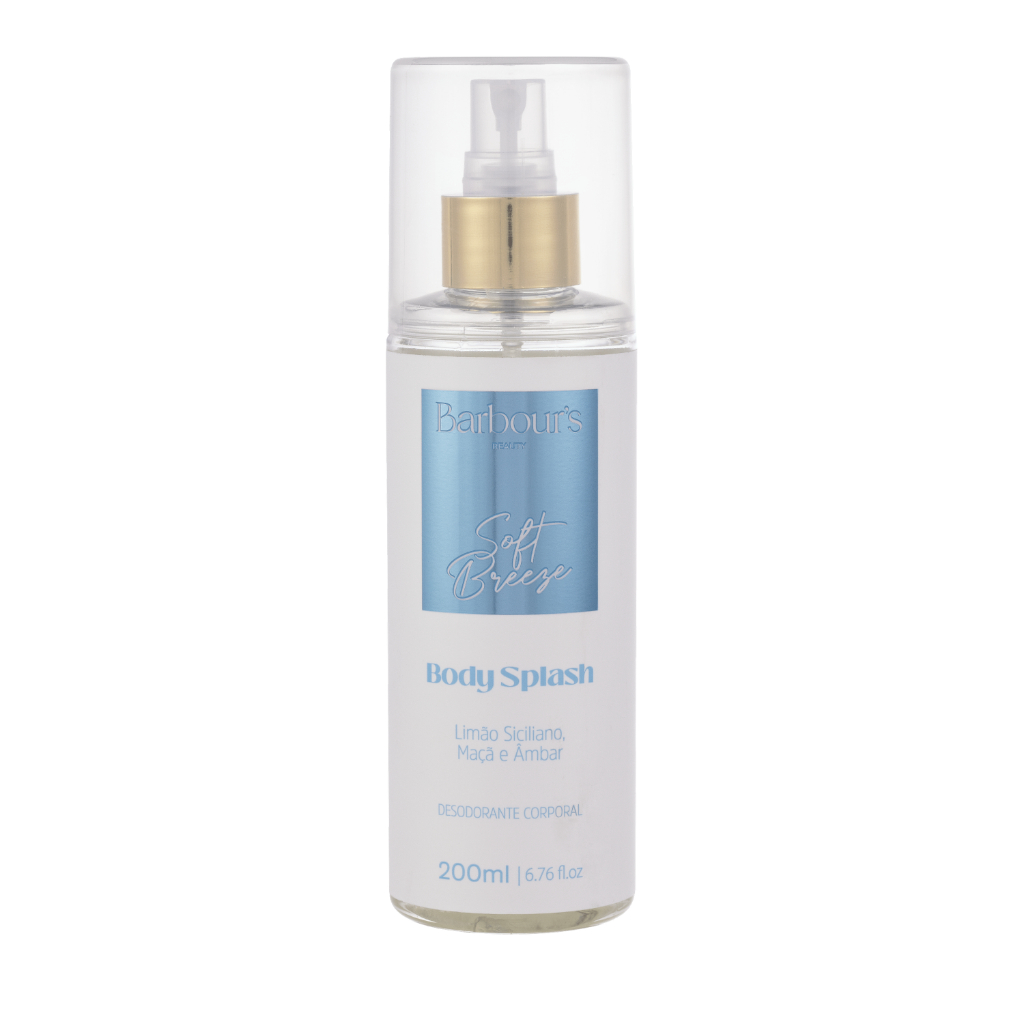 Imagem Body Splash Soft Breeze Desodorante Colônia 200ml Barbours Fragrancia Fresco e Cítrico