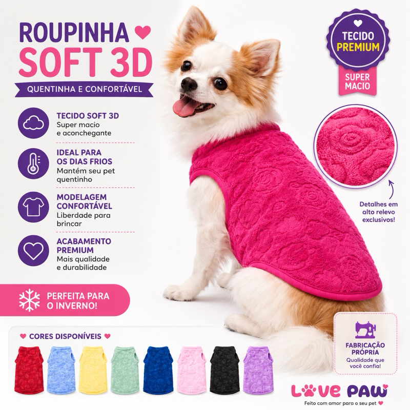 Roupa Suéter Roupinha Vestidinho Para Cachorros E Gatos Verão 100% Poliéster