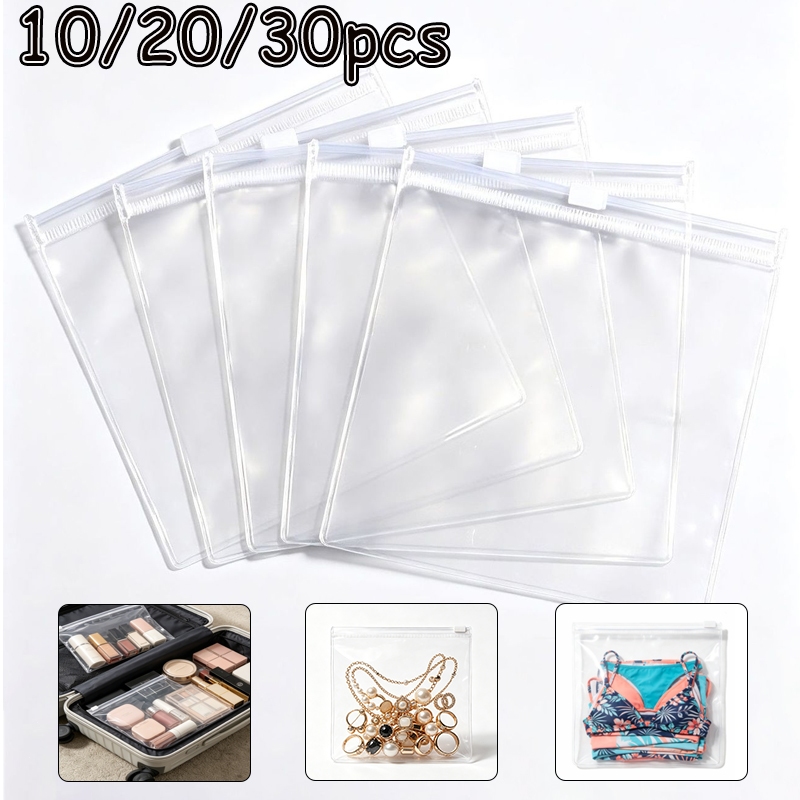 Saco plástico PVC 20x20cm viagem internacional