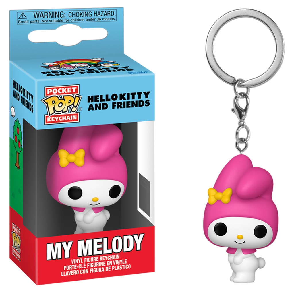 CHAVEIRO FUNKO POCKET POP HELLO KITTY AND FRIENDS - MY MELODY (85988) NOVO ORIGINAL
