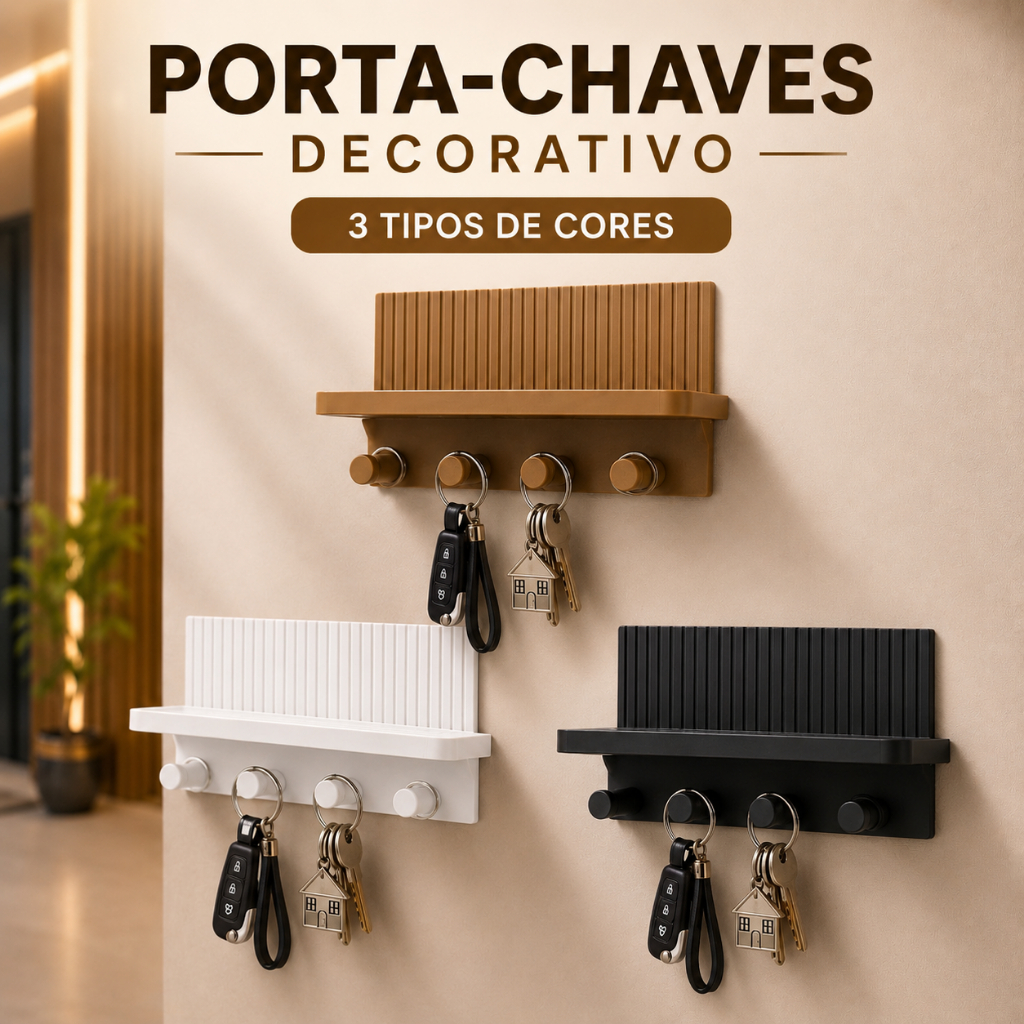 Porta Chaves Decorações Minimalistas Casa Decoração de Parede Hall Entrada Organizador de Chaves