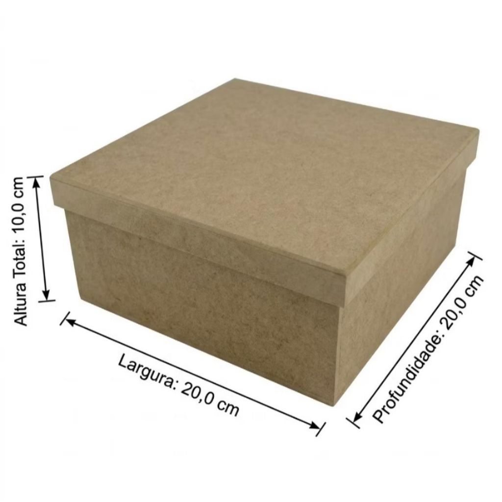 kit 13 caixa 20x20x10 mdf lembranças