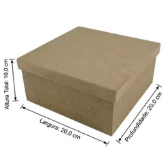 kit 13 caixa 20x20x10 mdf lembranças