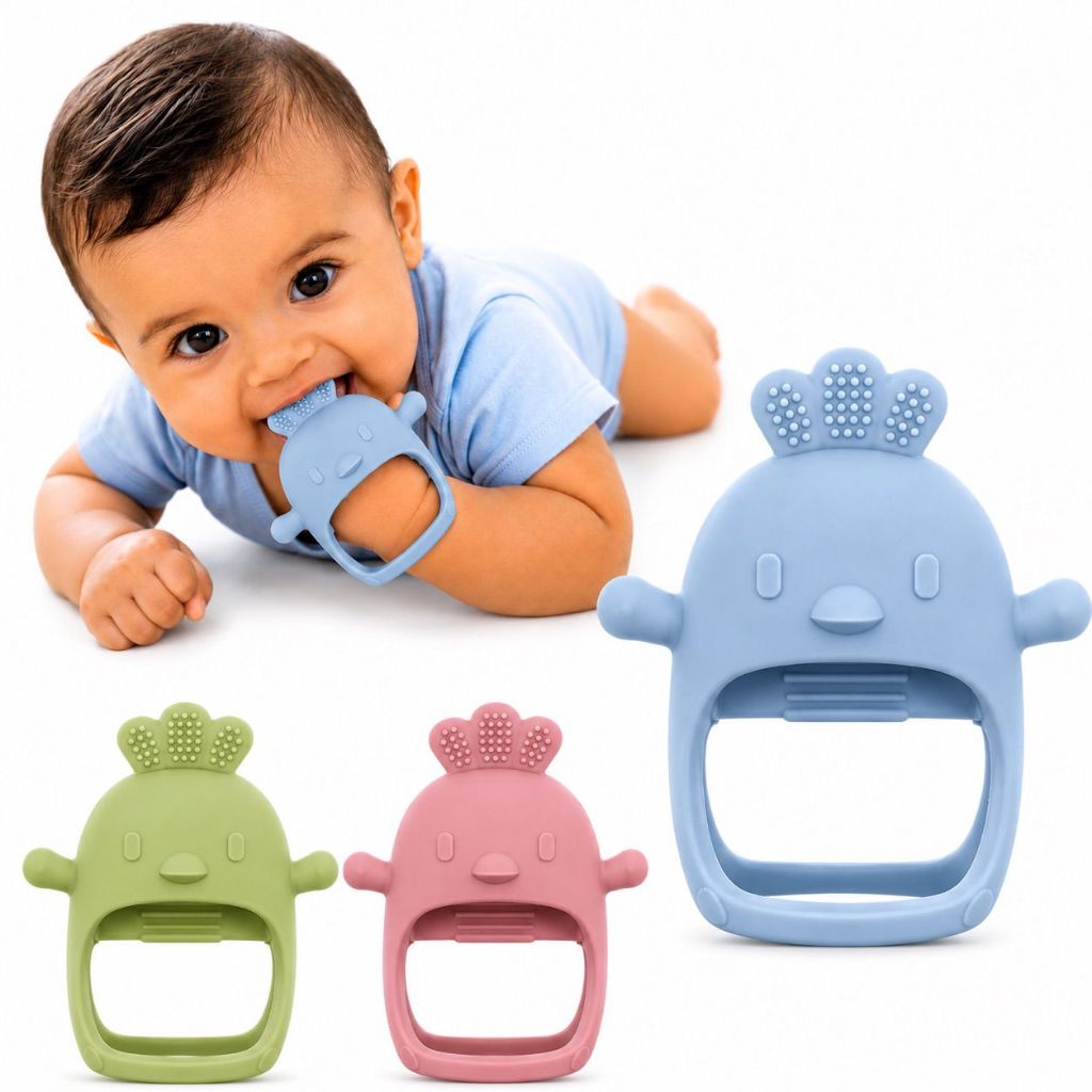 Brinquedos De silicone Para Dentição Bebês Com Mais De 3 Meses Mordedor De Pulso À Prova De Queda Mastigar Sem BPA WK