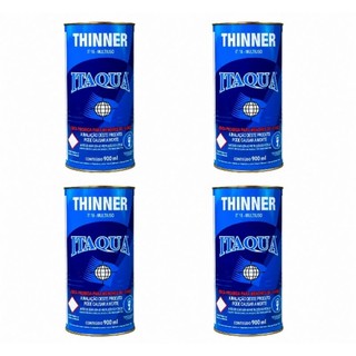 Kit Thinner 900 ml Itaqua Limpeza e Pintura Geral Solvente Profissional ( escolha a quantidade )