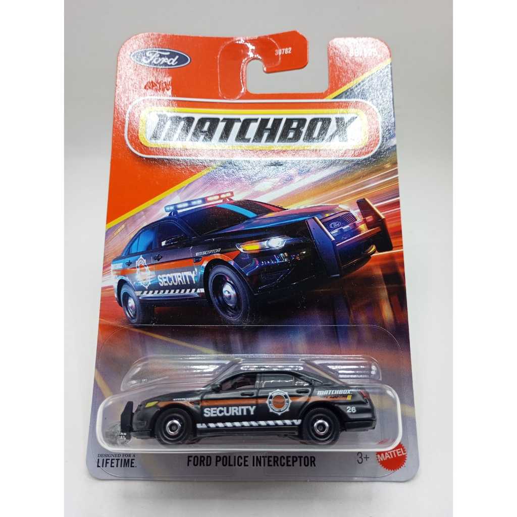 Carrinho Miniatura Matchbox Ford Police Interceptor Jhn14