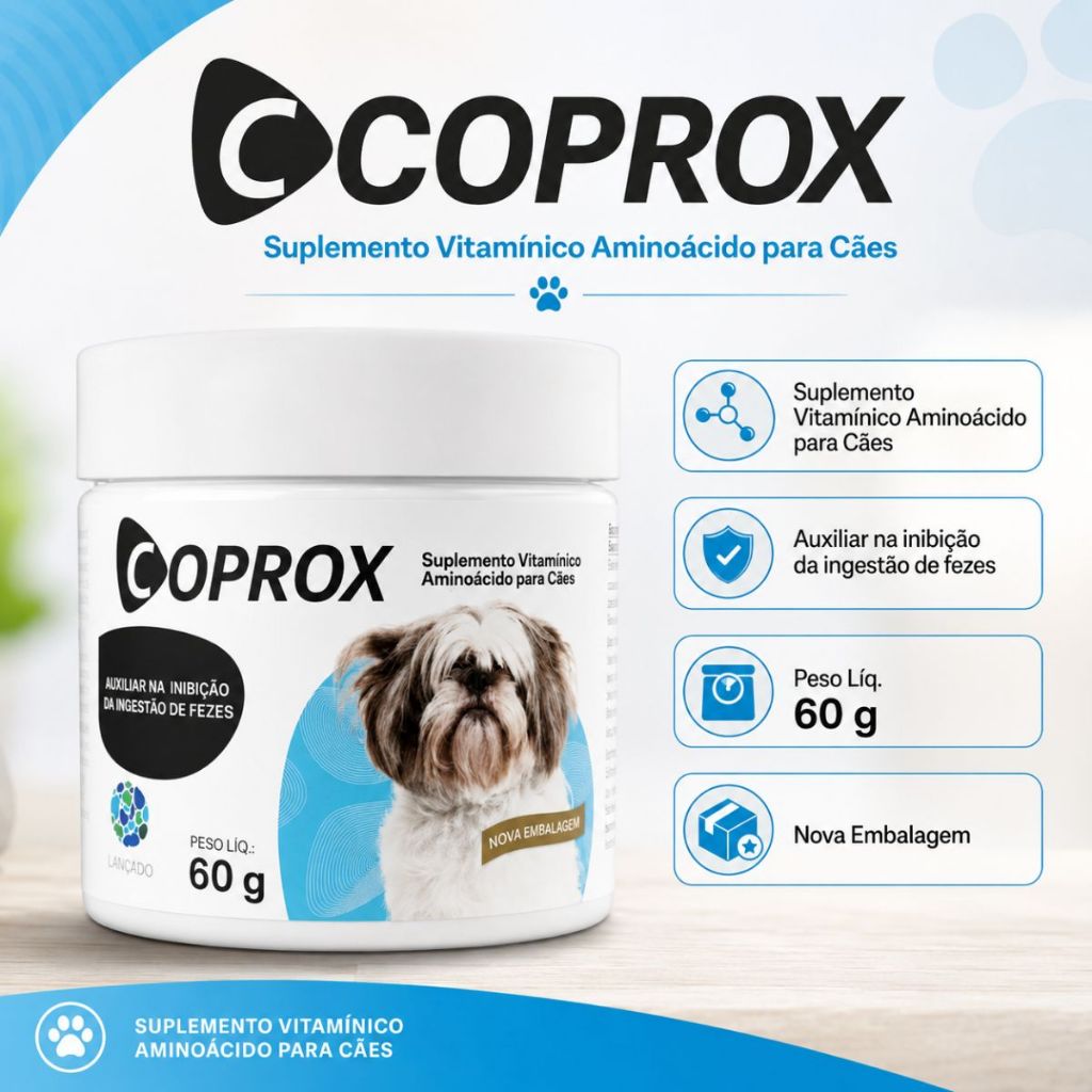 Coprox 60g Suplemento Para Cães Coprofagia Duprat - Nourrie