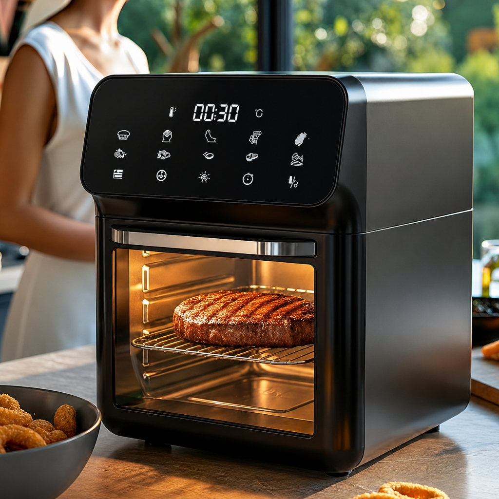 Fritadeira Elétrica Air Fryer Forno Cairo 10L C/ Visor Touch