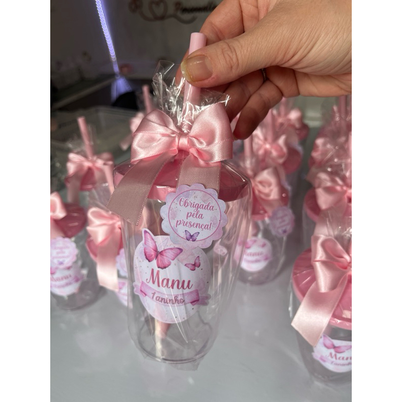 Copo Personalizado Jardim Encantado - lembrancinha de festa infantil aniversário