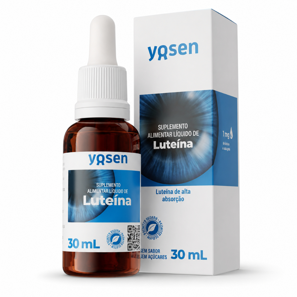 Luteína Ydrosolv Yosen 30ml Gotas Sem Sabor