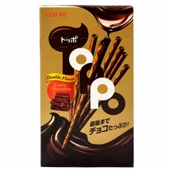 Biscoito Palito Recheado Sabor Chocolate Duplo