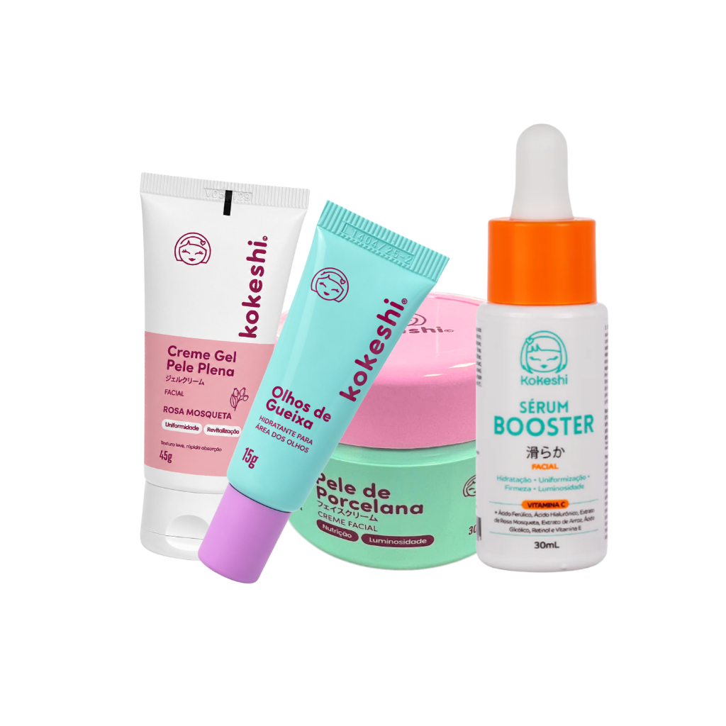 Kit Rejuvenescimento Diurno + Pele de Porcelana Kokeshi