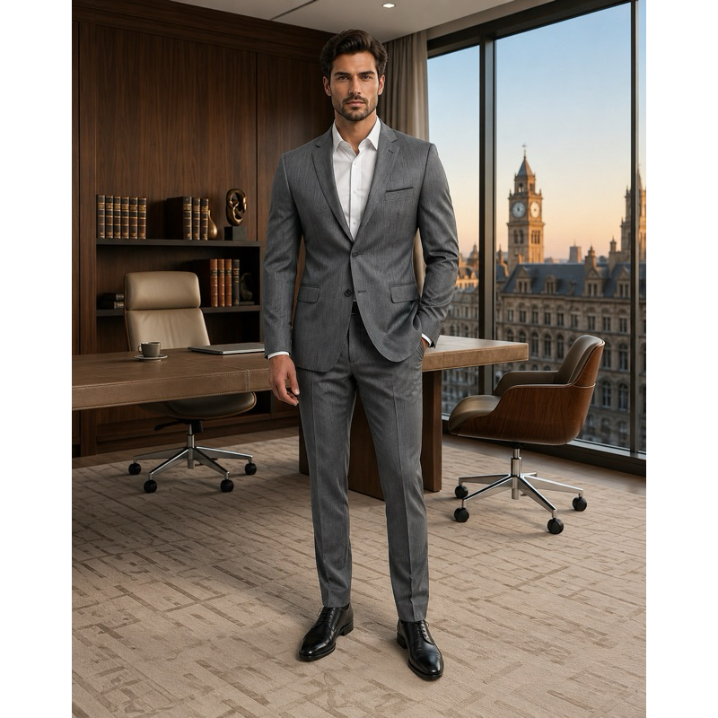 Terno Masculino Slim - Microfibra Gabardine De Luxo