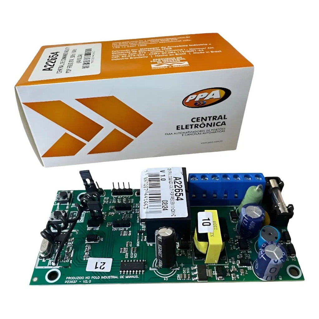 Placa Central Comando Ppa Agility Pop Freio Bivolt 110/ 220v Não acompanha controle